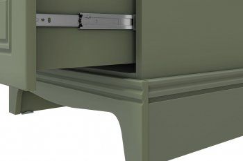 Комод 5 ящиков Лорето зеленый самшит (БМ) в Алапаевске - alapaevsk.mebel-e96.ru