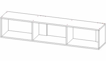 Стенка луксор (АстридМ) в Алапаевске - alapaevsk.mebel-e96.ru