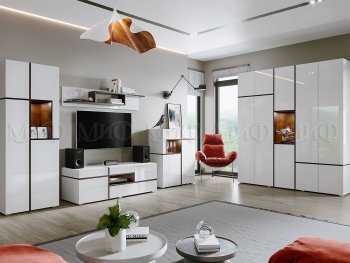 Стенка Мадера модульная (Миф) в Алапаевске - alapaevsk.mebel-e96.ru