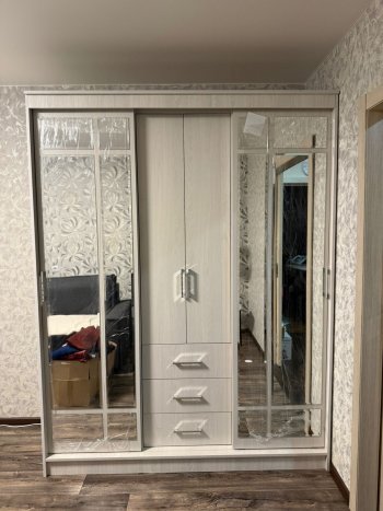 Шкаф-купе Маэстро 1700 мм (Ясень белый) (БТС) в Алапаевске - alapaevsk.mebel-e96.ru