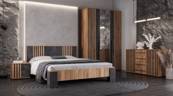 Комод 2 створки 4 ящика Марракеш (Лин) в Алапаевске - alapaevsk.mebel-e96.ru