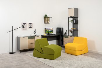 Кресло Марвэл серка желтая (Моби) в Алапаевске - alapaevsk.mebel-e96.ru