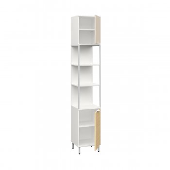 Стеллаж Марвэл 16.426 бел (Моби) в Алапаевске - alapaevsk.mebel-e96.ru