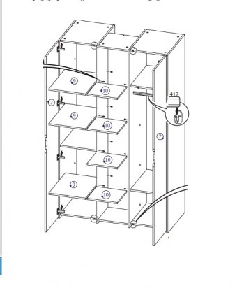 Набор детской мебели Мика модульный (СП) в Алапаевске - alapaevsk.mebel-e96.ru