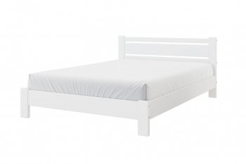 Кровать из массива Милс белый античный (БМ) в Алапаевске - alapaevsk.mebel-e96.ru