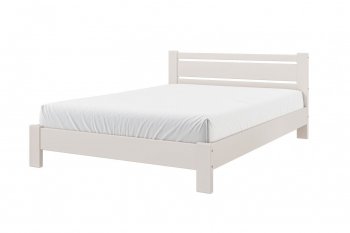 Кровать из массива Милс льняной (БМ) в Алапаевске - alapaevsk.mebel-e96.ru