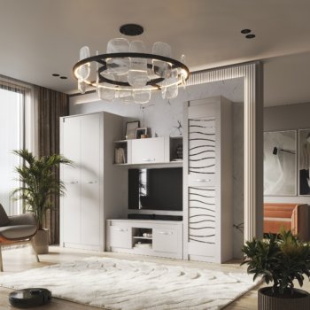 Стенка Монако Кашемир комп.3 (модульная) (БТС) в Алапаевске - alapaevsk.mebel-e96.ru