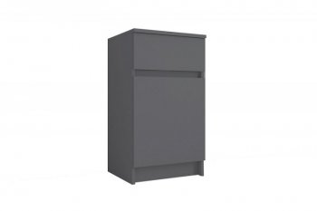 Тумба для обуви с 1ящ. Мори МПТ400 графит (ДСВ) в Алапаевске - alapaevsk.mebel-e96.ru