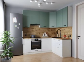 Угловой кухонный гарнитур Муссон 2200*1600 мм Sanvut в Алапаевске - alapaevsk.mebel-e96.ru