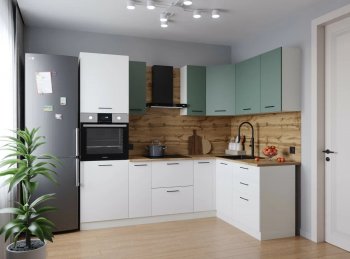 Угловой кухонный гарнитур Муссон 2400*1600 мм Sanvut в Алапаевске - alapaevsk.mebel-e96.ru