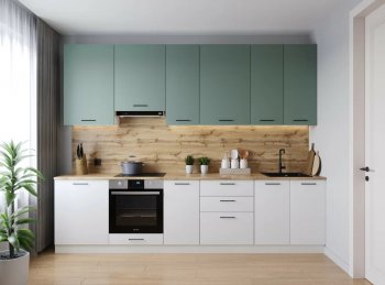 Кухонный гарнитур высокий Муссон 3000 мм (Санвут) в Алапаевске - alapaevsk.mebel-e96.ru