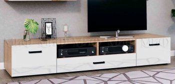 Тумба ТВ Нэнси NEW (2дв.+1ящ.) в Алапаевске - alapaevsk.mebel-e96.ru