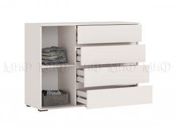 Комод 1 дверь 4 ящика (1200) Норд, кашемир (Миф) в Алапаевске - alapaevsk.mebel-e96.ru