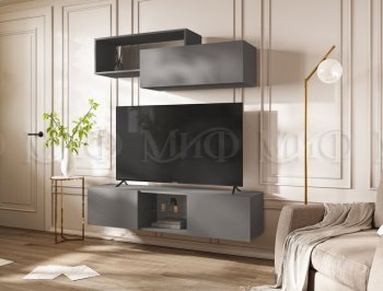 Стенка Норд-1 графит (Миф) в Алапаевске - alapaevsk.mebel-e96.ru