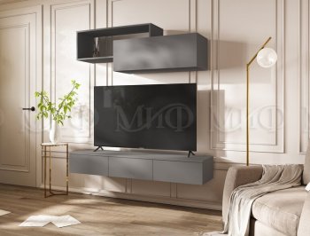 Стенка Норд-2 графит (Миф) в Алапаевске - alapaevsk.mebel-e96.ru