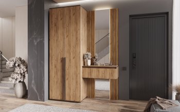 Шкаф 800+Тумба с зеркалом Норд (Миф) в Алапаевске - alapaevsk.mebel-e96.ru