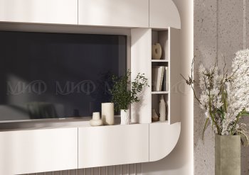 Стенка Норд (Зона ТВ), кашемир (Миф) в Алапаевске - alapaevsk.mebel-e96.ru