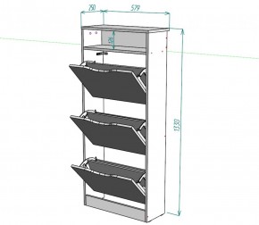 Обувница W10 (Белый) в Алапаевске - alapaevsk.mebel-e96.ru