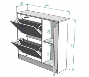 Обувница W31 (ЯШС) в Алапаевске - alapaevsk.mebel-e96.ru