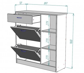 Обувница W33 (ДМ) в Алапаевске - alapaevsk.mebel-e96.ru