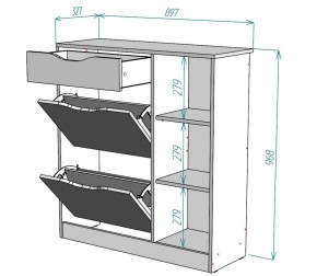 Обувница W34 (ДМ) в Алапаевске - alapaevsk.mebel-e96.ru