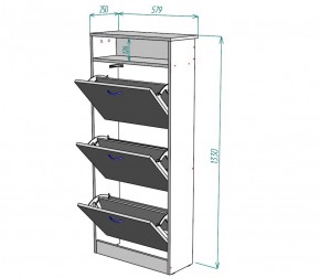 Обувница W9 (ЯАС) в Алапаевске - alapaevsk.mebel-e96.ru