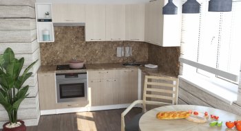 Кухонный гарнитур Ольга прайм 5 2300х1500 мм (Герда) в Алапаевске - alapaevsk.mebel-e96.ru