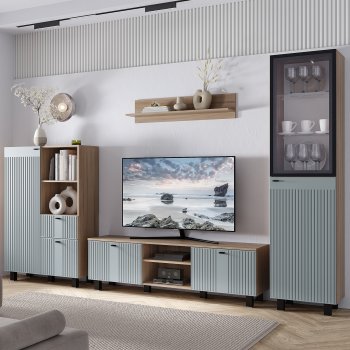 Тумба под ТВ Олива ТБ-09 шарли бриз (БТС) в Алапаевске - alapaevsk.mebel-e96.ru