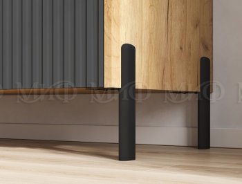 Комод Оливия Дуб Крафт/Графит (Миф) в Алапаевске - alapaevsk.mebel-e96.ru