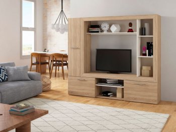 Стенка OSKAR3 дуб сонома (Генезис) в Алапаевске - alapaevsk.mebel-e96.ru