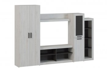 Стенка OSKAR4 сосна белая (Генезис) в Алапаевске - alapaevsk.mebel-e96.ru