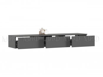 Стенка Оскар комп.2 графит (Миф) в Алапаевске - alapaevsk.mebel-e96.ru