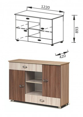 ПМ-11Комод Юниор-6 в Алапаевске - alapaevsk.mebel-e96.ru