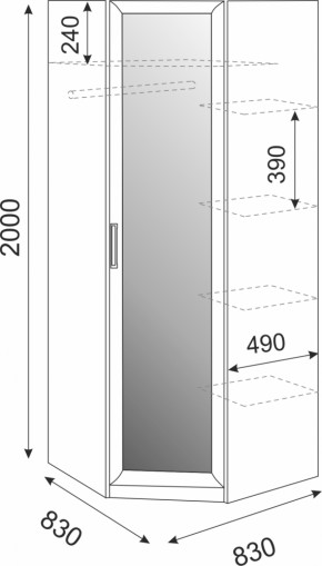 Подростковая мебель Волкер модульная (Риннер) в Алапаевске - alapaevsk.mebel-e96.ru