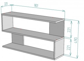 Полка S30 (Белый) в Алапаевске - alapaevsk.mebel-e96.ru