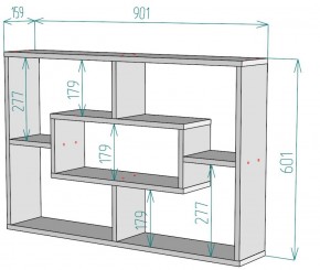 Полка S40 (Белый) в Алапаевске - alapaevsk.mebel-e96.ru