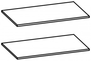 Полки арт. П103 для артикула 103 (2 шт.) в Алапаевске - alapaevsk.mebel-e96.ru