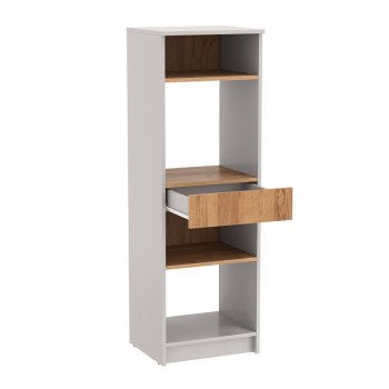 Стеллаж 89.20 Прайм (низкий с ящиком) (Олмеко) в Алапаевске - alapaevsk.mebel-e96.ru