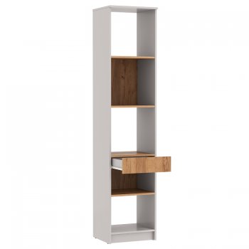 Стеллаж 89.21 Прайм (высокий с ящиком) (Олмеко) в Алапаевске - alapaevsk.mebel-e96.ru