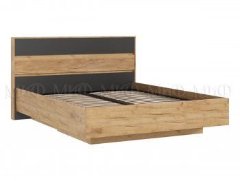 Кровать парящая Роджина крафт/графит (Миф) в Алапаевске - alapaevsk.mebel-e96.ru