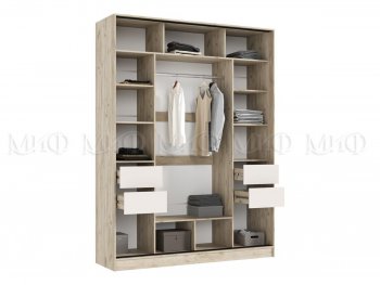 Спальный гарнитур Роджина крафт серый/кашемир, модульный (Миф) в Алапаевске - alapaevsk.mebel-e96.ru