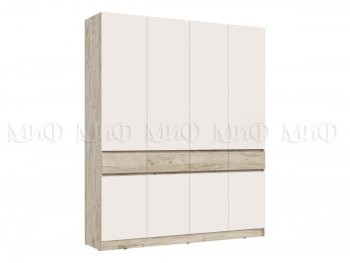 Спальный гарнитур Роджина крафт серый/кашемир, модульный (Миф) в Алапаевске - alapaevsk.mebel-e96.ru