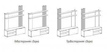 Стенка Роджина крафт/белый гл. (Миф) в Алапаевске - alapaevsk.mebel-e96.ru