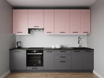 Кухонный гарнитур высокий Роза 3000 мм (Санвут) в Алапаевске - alapaevsk.mebel-e96.ru