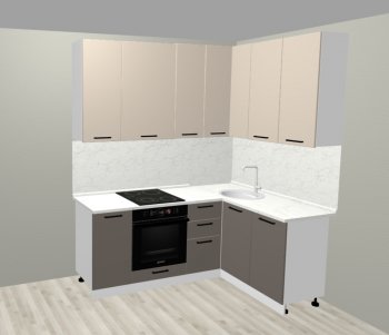 Кухонный гарнитур угловой 2000*1400 мм (Санвут) в Алапаевске - alapaevsk.mebel-e96.ru