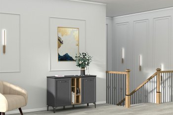 Комод 2дв Шарм К-2 антрацит (Диал) в Алапаевске - alapaevsk.mebel-e96.ru