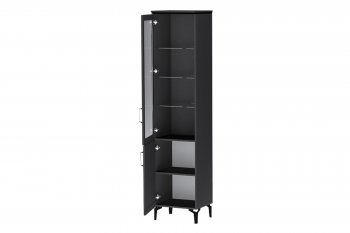 Шкаф Шарм Шк-1 антрацит (Диал) в Алапаевске - alapaevsk.mebel-e96.ru