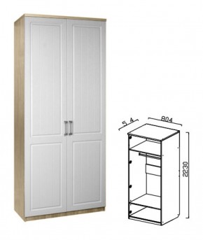 Шкаф 2-х дверный Ивушка-10 (Прованс) в Алапаевске - alapaevsk.mebel-e96.ru