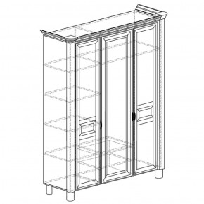 Шкаф 3-дверный Элли 570 (Яна) в Алапаевске - alapaevsk.mebel-e96.ru