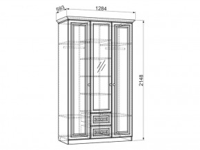 Шкаф 1300 мм 3-х створчатый Белла (Мебельсон) в Алапаевске - alapaevsk.mebel-e96.ru